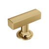 Amerock Everett Series Champagne Bronze | 1-3/4 in (44 mm) L x 1/2 in (13 mm) W Knob, -BP37100CZ | BP37100CZ