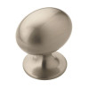 Amerock Everyday Heritage Series Satin Nickel 1-3/8 in (35 mm) L x 1 in (25 mm) W Knob, -BP53018G10 | BP53018G10
