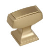 Amerock Mulholland Series Golden Champagne 1-1/4 inL x 13/16 in (20.5 mm) W Knob, -BP53029BBZ | 1-1/4" | BP53029BBZ