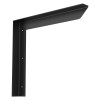 Federal Brace Carolina Series Floating Vanity Support Black Steel 16" x 2" x 16" | FB01848