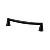 Berenson Domestic Bliss Series 6-5/16"Center to Center Matte Black Pull, - 2402-1055-P | Bar Pulls | H24021055P
