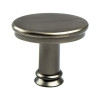 Berenson Series Vintage Nickel 1-7/16" (37 mm) L x 1" (25 mm) W Knob, | Dierdra | H98091VTNP