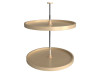 Rev-A-Shelf LD-4BW-062 24" D Banded Maple Full Circle Lazy Susan Independently Rotating, 2 Tray Set with Hardware, LD | LD4BW062241