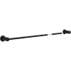 Liberty Hardware Nicoli 6" Towel Bar W/ Extender | Matte Black | NIC18MB