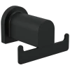 Liberty Hardware Xander Double Robe Hook 3/Box | Matte Black | PA419BL