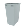 Rev-A-Shelf RV Series 32 quart Grey Trash Can, 17-3/4"H | RV32148