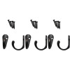 Wurth Single Prong Oil Rubbed Bronze Hook, 6-Pack | 6 PACK | WR02000007