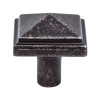 Berenson Rhapsody Knobs | Weathered Iron, Letter: B, 1 3/16"L x 1 3/16"W x 1 1/4"H | H30501LWI