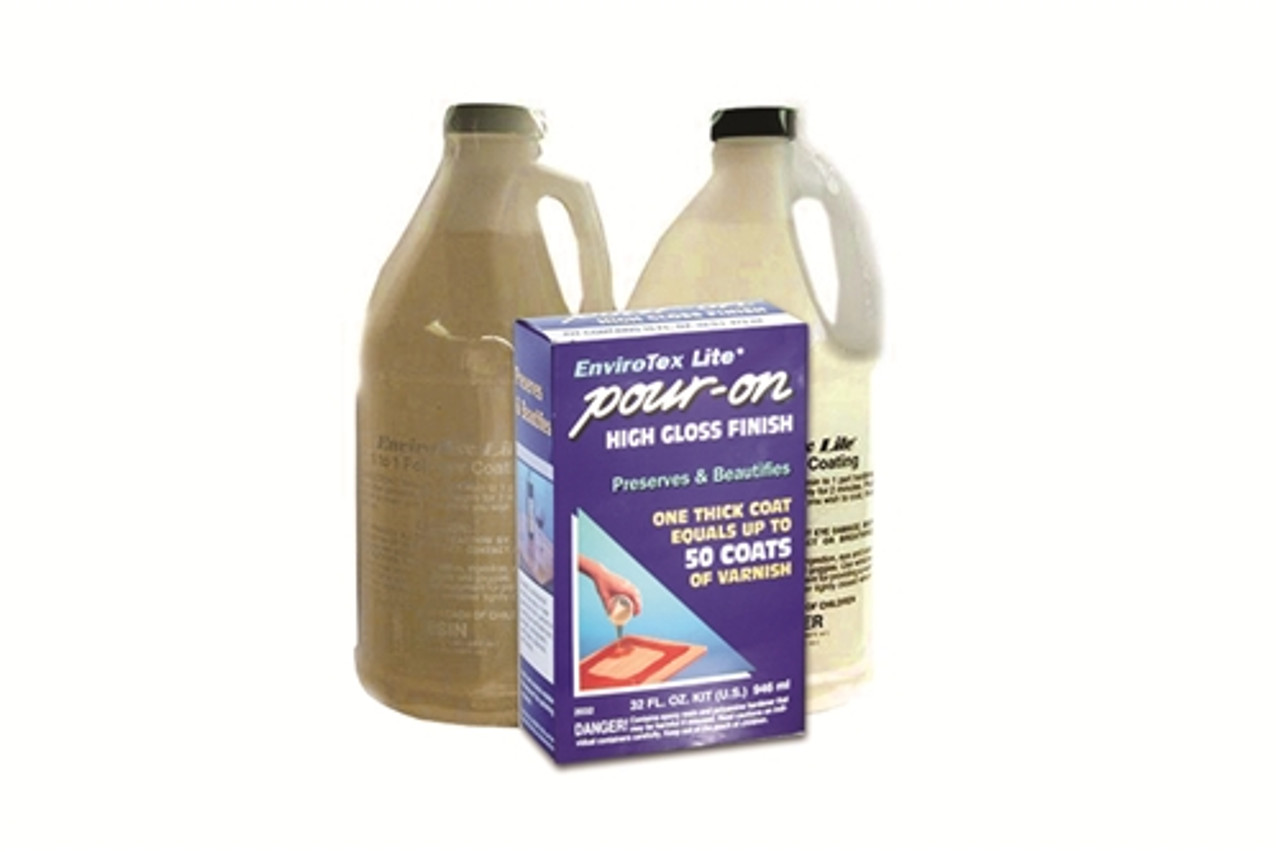 Envirotex Lite Pour-On High Gloss Finish 32 oz. Kit