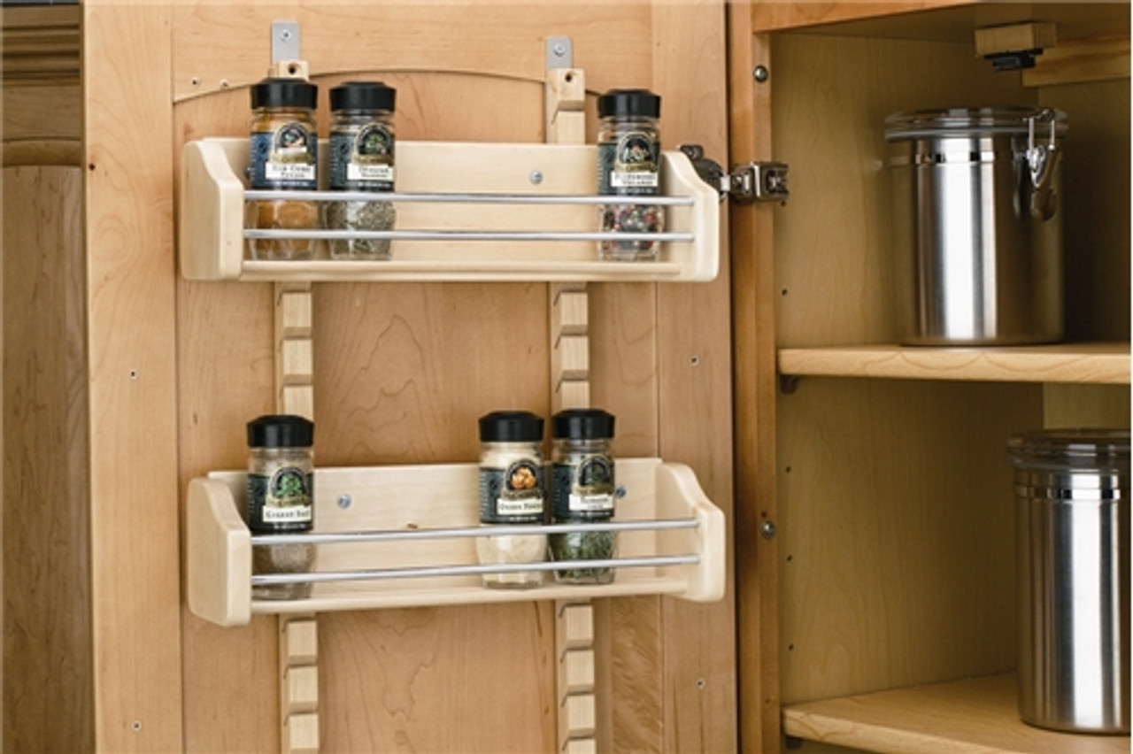 Spice Rack with Adjustable Racks