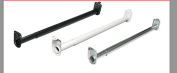 Pride Industrial Adjustable Closet Rod | 48"-72" Matte Black | CRADJ4872BK