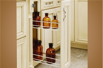  Base Cabinet Fillers Chrome Base Organizers : Home & Kitchen