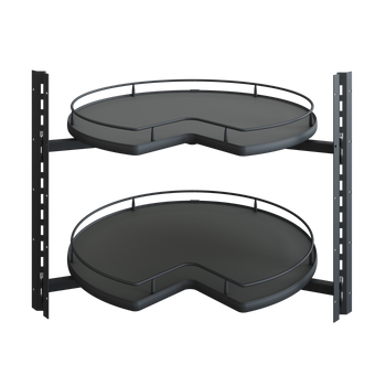 VS COR Wheel Kidney Lazy Susan Scalea Carbon Steel Gray