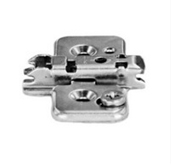 6mm plate with cam adjust for ¼” recess on inset or overlay application