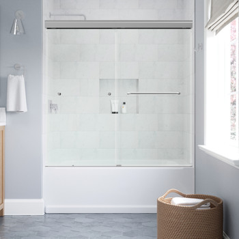 60" Portwood Tub Door, Clear