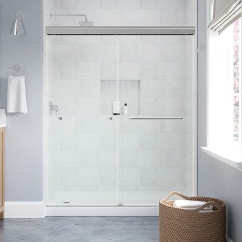 60" Portwood Shower Door, Clear
