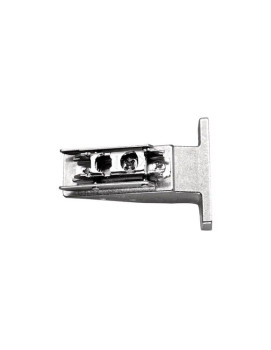 Clip Cam Adjustable Inset Adaptor Face Frame Mounting Plate, Nickel-Plated, Screw-On | 175H503021