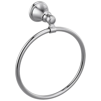 Liberty Hardware Woodhurst Towel Ring | Polished Chrome | 73246