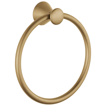 Liberty Hardware Lahara Towel Ring | Champagne Bronze | 73846CZ