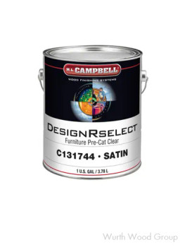 Designer Select Pre-Cat Clear Satin - Ml Campbell 00C131744-20, 5 GALLON | C1317445
