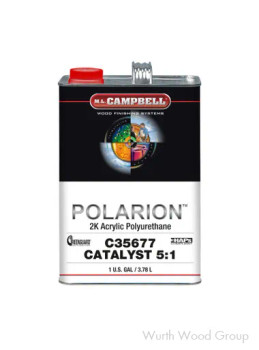 POLARION™ Catalyst was specially developed for use with POLARION™ Interior Polyurethane finishing systems. These systems offer excellent chemical and moisture resistance, true nonyellowing performance, and fast dry times., 1 QUART, 1Quart | C35677Q
