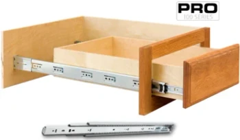 Pro 100 Ball Bearing Full Extension Drawer Slide | 20" | PRO10020