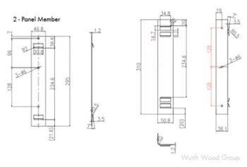 Ada Modesty Panel Bracket | PRODDLMPBWH