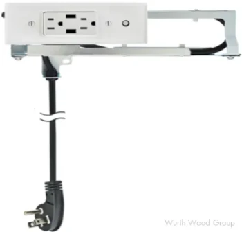 Docking Drawer 13"W In-Drawer Outlet, - 1514-110B | 1514110B