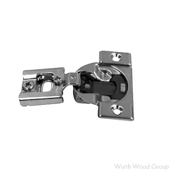 COMPACT BLUMOTION hinge, 5/8", 105°, with spring, mounting plate: for screwing on, boss: screw-on