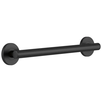 Liberty Hardware 18" Contemporary Decorative Grab Bar, | Matte Black | 41818BL
