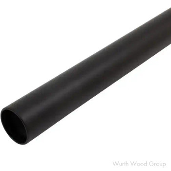 Pro Value Series Matte Black 1-5/16"D x 8'L Round Closet Rod, Aluminum - 53435 51 023 | 5343551023