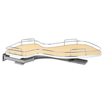 Rev-A-Shelf The Cloud 1-Tier Left Hand Blind Corner Kit for 15" Opening in Maple, Standard Slides, 5371-15-MP-L | 537115MPL