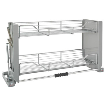 Rev-A-Shelf 5PD Chrome 2-Shelf Pull Down Shelf 22-1/4" W x 18-3/8" H, 5PD-36CRN | 5PD36CRN