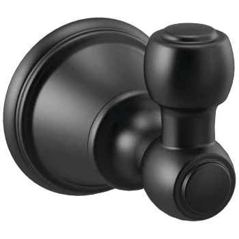 Liberty Hardware Robe Hook Matte Black | Woodhurst | 73235BL