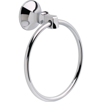 Liberty Hardware Ashlyn Towel Ring, Chrome | 76446