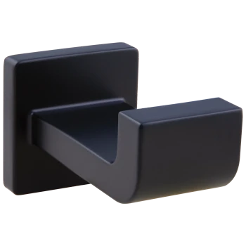 Liberty Hardware Ara Robe Hook | Flat Black | 77535BL