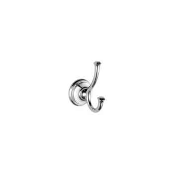 Liberty Hardware Cassidy Double Robe Hook | Polished Chrome | 79735