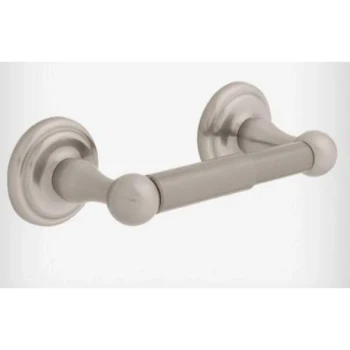 Liberty Hardware Jamestown Spring Loaded Toilet Paper Holder | Satin Nickel | 9008SN