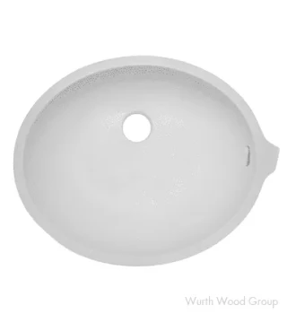 Oval ADA Vanity Bowl With Side Overflow | AV1512CMW