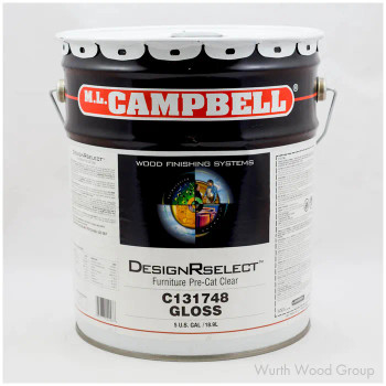Designer Select Precat Clear Gloss, 5 Gallon - Ml Campbell 00C131748-20 | C1317485
