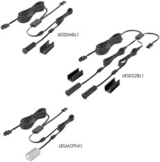 Tresco 60W/96W Round Double Door Sensor, 1-7/16", Black | 12VDC/24VDC | LRSDS2BL1