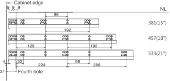 Dongtai Pro Euro Narrow White 10Set/Box | 86X500mm | PROEUROBOX500N