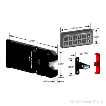 CompX Timberline Lock StealthLock Kit 6-157/200 " Length - SL-100 | SL100