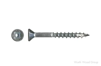 Assembly Screws Flat Head #2 Recex Combo Drive Nibs and Type 17 Point Coarse Thread, 8 X 1-1/4" | WW36725