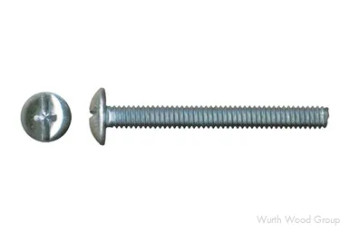 Machine Screws Truss Head Phillips Slotted Drive 8-32 Thread, 8-32X1" | WW47320