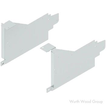 Aventos HL Face-Frame Mounting Bracket Set, Zinc-Plated | 20L6001
