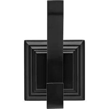 Liberty Hardware Lakewood Robe Hook | Matte Black | 22035FB