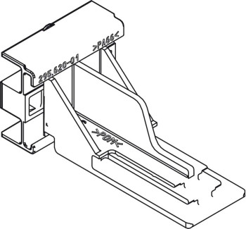 Tandem/Movento Rear Mounting Socket, Nylon, Screw-On | 2956400