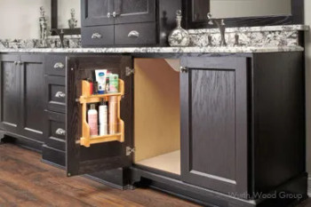 Vanity Storage Rack, Type: Door Mount Vanity Rack for 18" Vanity Base Cabinets | 4VR181