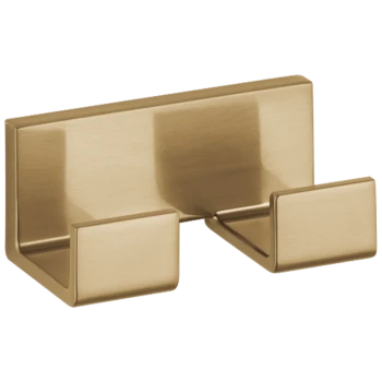 Liberty Hardware Vero Double Robe Hook, Champagne Bronze | 77736CZ